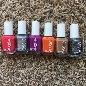 New Set of 6 Essie Nail Polishes